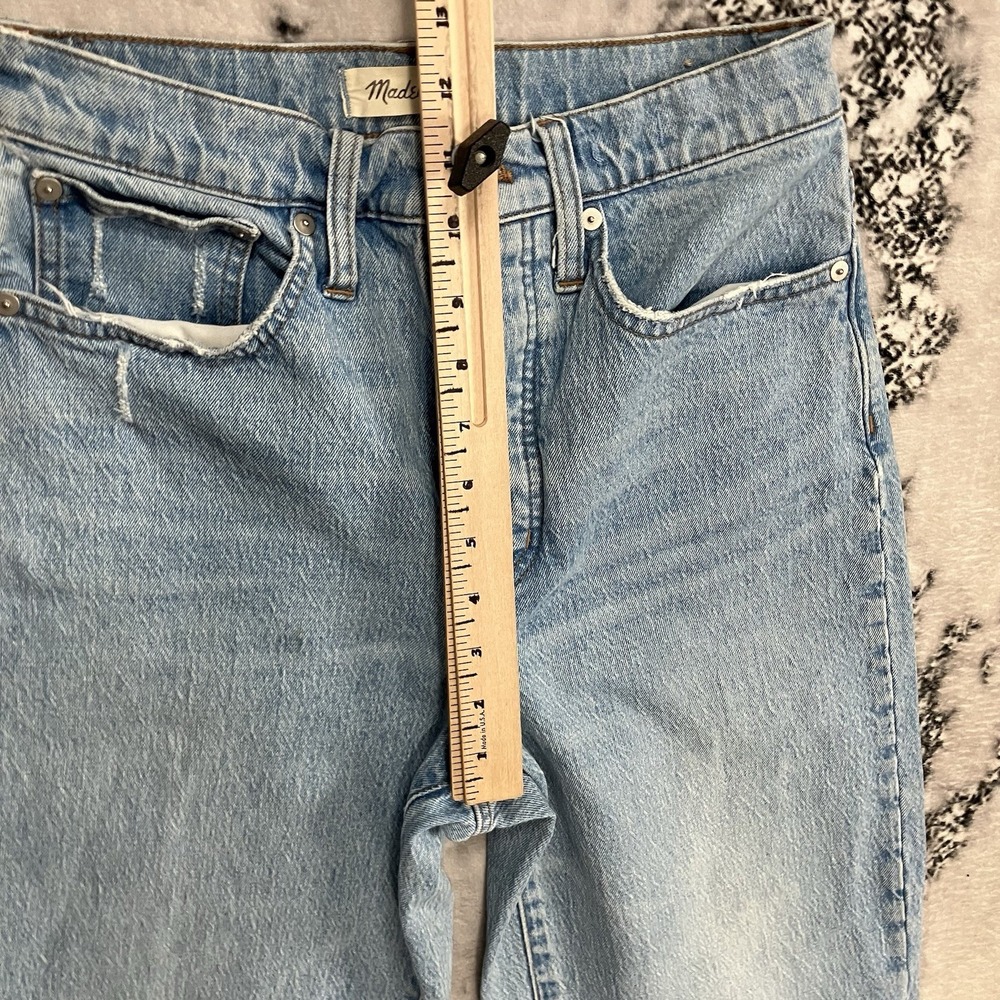 Madewell Balloon Leg Jeans Light Wash High Rise Womens Size 26 Denim - Picture 5 of 15